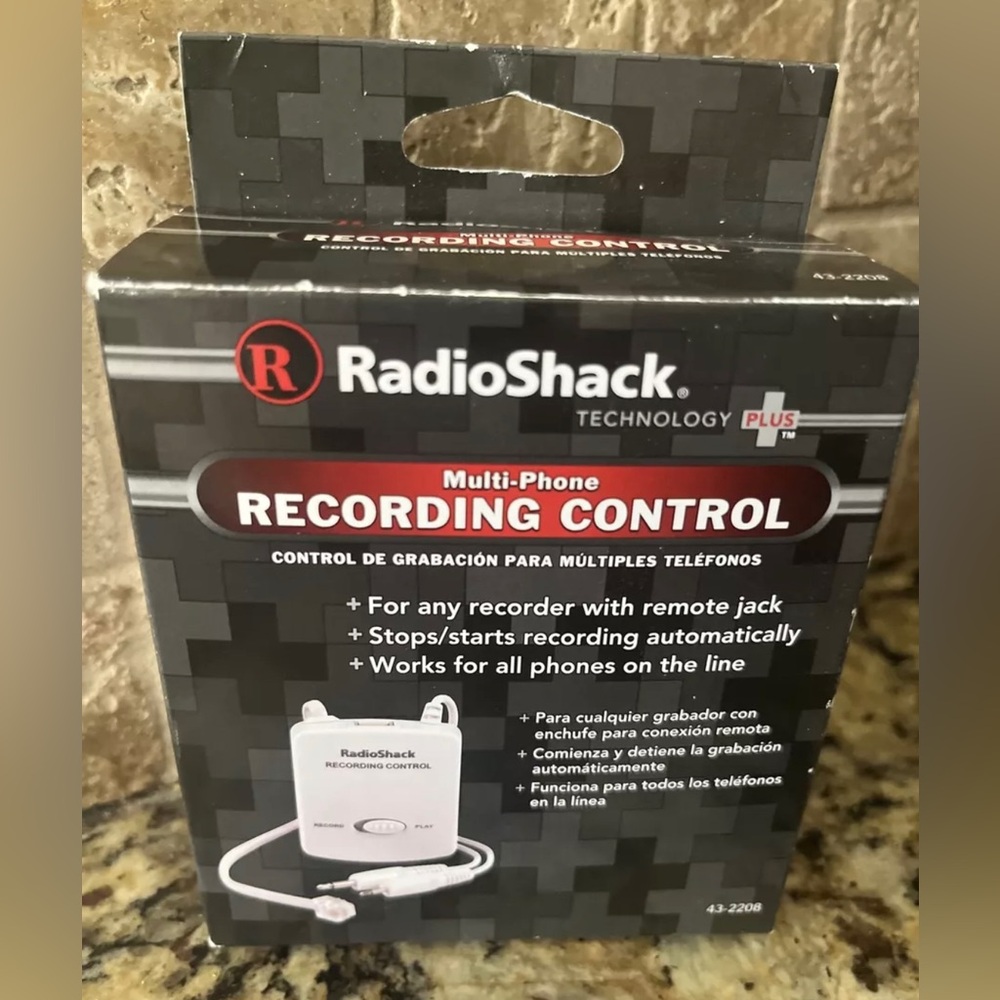 NEW IN BOX RADIO SHACK MULTI PHONE RECORDING CONTROL